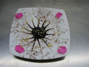 piatto guarnito x dolce 