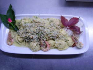 vassoio di raviolo bianco 